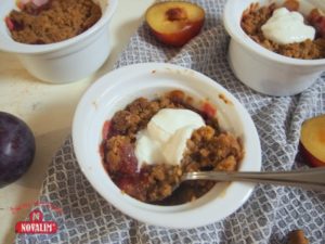 bezlepkové crumble s blumami