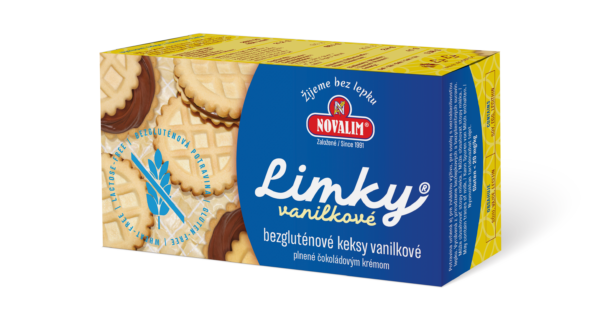 Limky vanilkové plnené