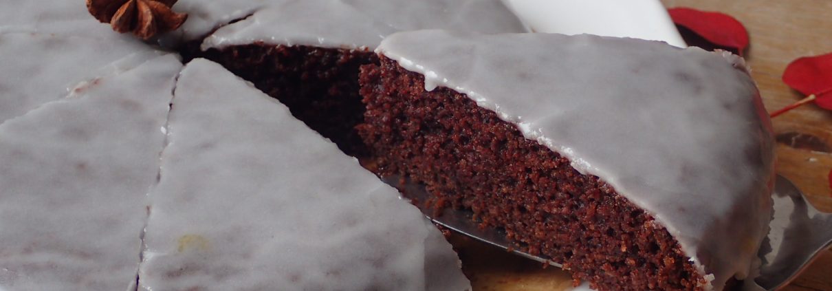 Bezlepkový čokoládový koláč s perníkovým korením