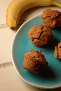 Vegánske bezlepkové banánové muffiny